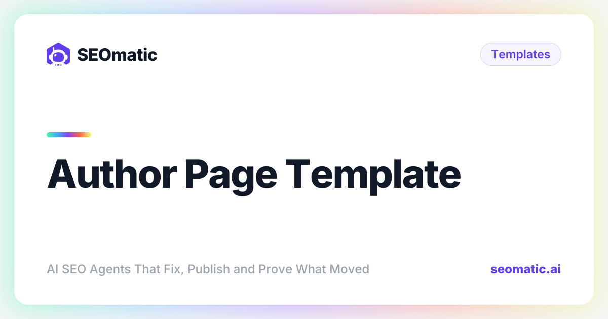 SEOmatic | Author Page Template